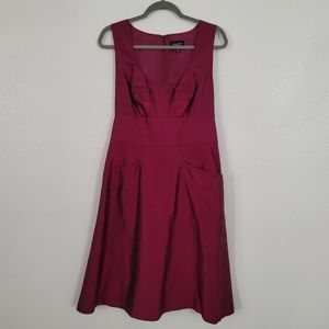ADRIANNA PAPELL fuchsia cocktail dress, size 14